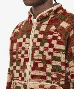 Folk Puzzle Fleece -Outlet Sweaters Store 08 11 2 2022 SI FP5920J WWCH 10 1