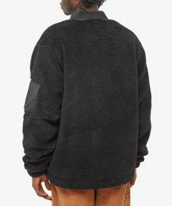 Maharishi Italian Sherpa Tech Kimono -Outlet Sweaters Store 08 11 2022 BLR 4075 BLK 8 1