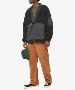 Maharishi Italian Sherpa Tech Kimono -Outlet Sweaters Store 08 11 2022 BLR 4075 BLK m9 1