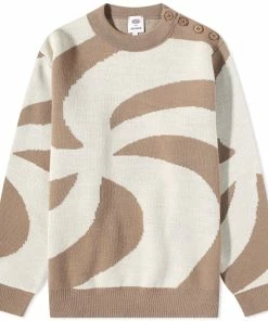 Soulland X Armor-Lux Button Crew Knit