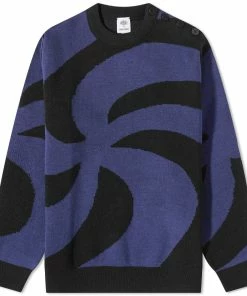 Soulland X Armor-Lux Button Crew Knit
