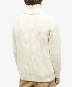 Armor-Lux Ribbed Roll Neck Knit -Outlet Sweaters Store 08 11 2022 JD 79501 502 8 1