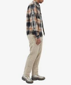 Billionaire Boys Club Check Button Down Shirt -Outlet Sweaters Store 09 01 2023 JD B22417 BLK m9 1