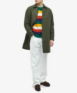 Drake's Brushed Shetland Stripe Crew Knit 8 Drake's Brushed Shetland Stripe Crew Knit -Outlet Sweaters Store 09 01 2023 LL DR2A3A 22552 TGM m4 1