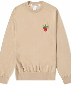 Comme Des Garçons SHIRT Brett Westfall Strawberry Crew Knit