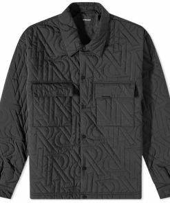Represent Initial Quilted Overshirt