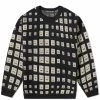 Acne Studios Mini Kick Optical Face Crew Knit