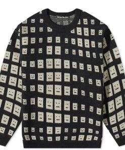 Acne Studios Mini Kick Optical Face Crew Knit