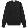 Moncler Macro Logo Tonal Crew Knit