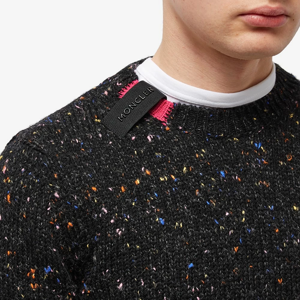Moncler Tab Logo Neps Crew Knit 5 Moncler Tab Logo Neps Crew Knit - Image 5