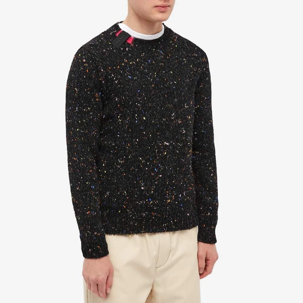 Moncler Tab Logo Neps Crew Knit 2 Moncler Tab Logo Neps Crew Knit - Image 2