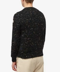 Moncler Tab Logo Neps Crew Knit 7 Moncler Tab Logo Neps Crew Knit -Outlet Sweaters Store 09 08 2022 SI 9C000 07 M2023 999 8 1