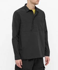 Kestin Granton Popover Shirt -Outlet Sweaters Store 09 09 2021 ML KHSHAW2107 BLK 7 1