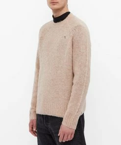 Acne Studios Kowhai Brushed Crew Knit -Outlet Sweaters Store 09 11 2021 BLR B60208 BKY 7 1