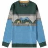 KAVU Highline Jacquard Crew Knit