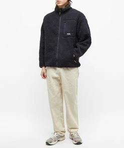 Gramicci Sherpa Fleece Jacket -Outlet Sweaters Store 09 11 2022 LL G2FU J045 NAV m4 1