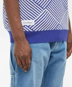 Butter Goods Parquet Knit Vest 9 Butter Goods Parquet Knit Vest -Outlet Sweaters Store 09 11 2022 NS BGQ422D12402 10 1