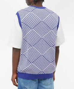 Butter Goods Parquet Knit Vest 7 Butter Goods Parquet Knit Vest -Outlet Sweaters Store 09 11 2022 NS BGQ422D12402 8 1