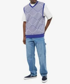 Butter Goods Parquet Knit Vest 8 Butter Goods Parquet Knit Vest -Outlet Sweaters Store 09 11 2022 NS BGQ422D12402 m9 1