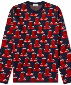 Lanvin Monogram Jaquard Knit