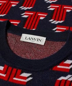 Lanvin Monogram Jaquard Knit -Outlet Sweaters Store 09 12 2021 ML RM PO0039 K203 P22 291 3 1