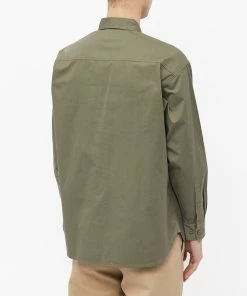 Neighborhood Officers Shirt 7 Neighborhood Officers Shirt -Outlet Sweaters Store 09 12 2022 LL 222ARNH SHM03 OLV 3 1