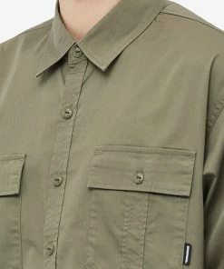 Neighborhood Officers Shirt 9 Neighborhood Officers Shirt -Outlet Sweaters Store 09 12 2022 LL 222ARNH SHM03 OLV 5 1