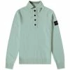 Stone Island Lambswool Quarter Button Knit