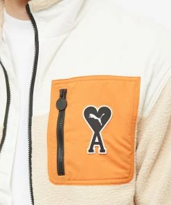 Puma X AMI Sherpa Jacket 9 Puma X AMI Sherpa Jacket -Outlet Sweaters Store 09 12 2022 SI 535998 67 10 1