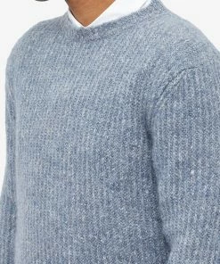 Officine Generale Marco Rib Crew Knit -Outlet Sweaters Store 09 12 2022 SI W22MKNT301 10 1