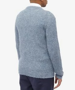 Officine Generale Marco Rib Crew Knit -Outlet Sweaters Store 09 12 2022 SI W22MKNT301 8 1