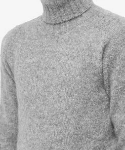 Officine Generale Seamless Turtleneck Knit -Outlet Sweaters Store 09 12 2022 SI W22MKNT303 10 1