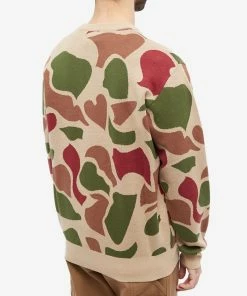 Billionaire Boys Club Camo Crew Knit -Outlet Sweaters Store 10 01 2023 JD B22444 BGE 8 1