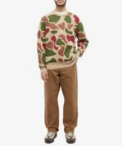 Billionaire Boys Club Camo Crew Knit -Outlet Sweaters Store 10 01 2023 JD B22444 BGE m9 1