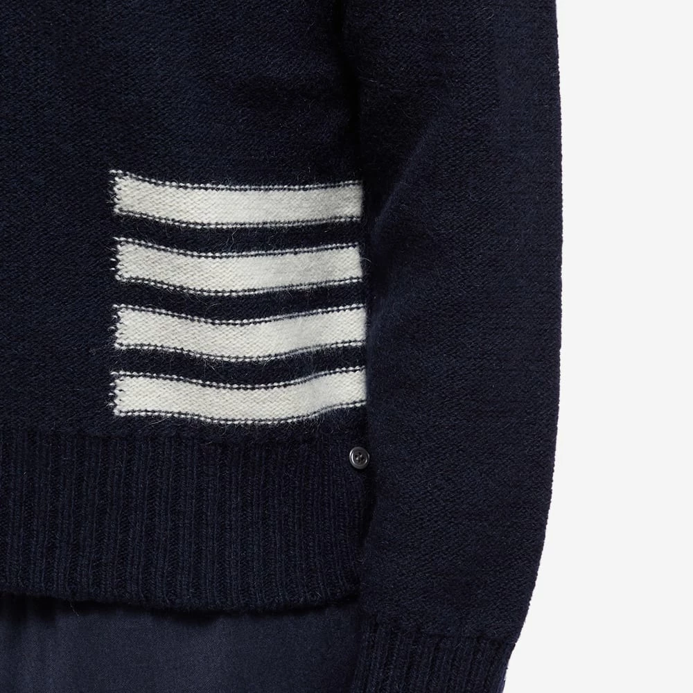 Thom Browne Intarsia Side 4 Bar Crew Knit 5 Thom Browne Intarsia Side 4 Bar Crew Knit - Image 5