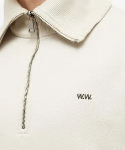 Wood Wood Caspian Quarter Zip Shirt -Outlet Sweaters Store 10 02 2023 JD 12315401 2125 2507 10 1