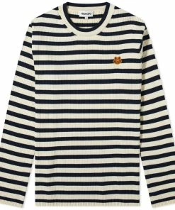 Kenzo Striped Crest Logo Jumper
