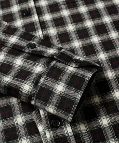 Saint Laurent Woven Check Shirt -Outlet Sweaters Store 10 07 2020 625756 Y1B97 1580 3 1