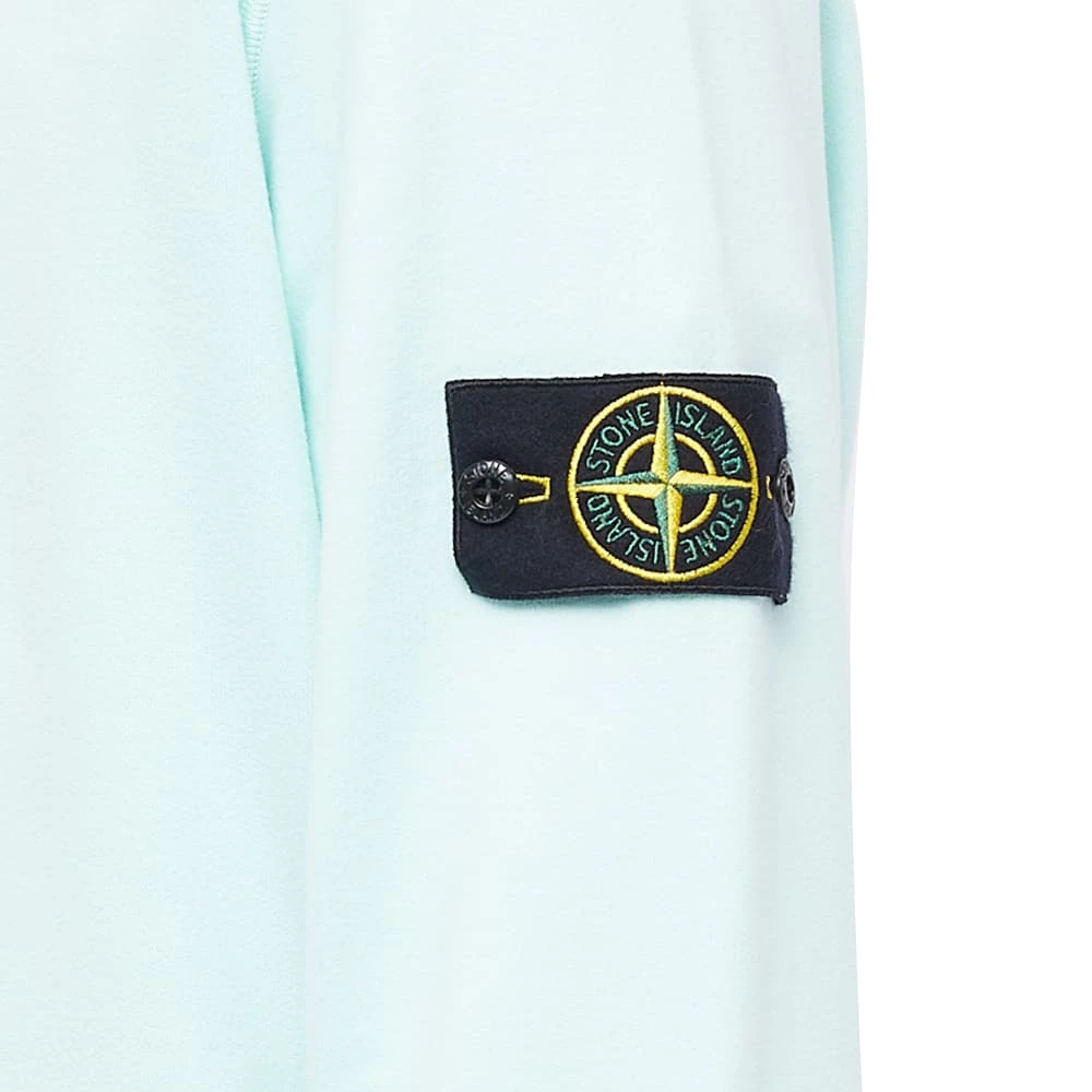 Stone Island Brushed Cotton Fleece Half Zip Sweat 5 Stone Island Brushed Cotton Fleece Half Zip Sweat - Image 5