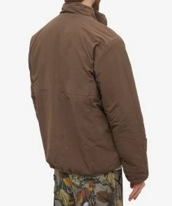 Checks Downtown Reversible Nylon Fleece Jacket -Outlet Sweaters Store 10 08 2022 jd cd rvflc tfc 10