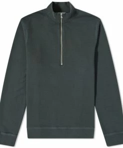 Sunspel Quarter Zip Knit