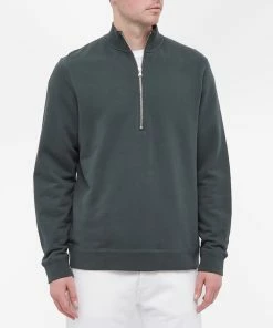Sunspel Quarter Zip Knit 7 Sunspel Quarter Zip Knit -Outlet Sweaters Store 10 09 2021 GH MSWE1546 GNDT 7 1