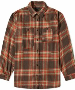 Engineered Garments Plaid Flannel Work Shirt