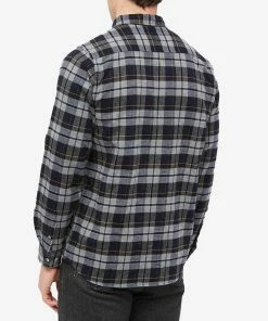 Norse Projects Anton Brushed Flannel Check Button Down Shirt -Outlet Sweaters Store 10 10 2022 jd n40 0595 1016 8