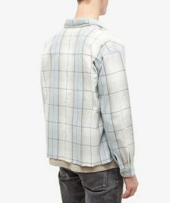 John Elliott Hemi Oversized Shirt -Outlet Sweaters Store 10 11 2022 LL E047I631021A 3 1