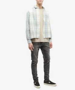 John Elliott Hemi Oversized Shirt -Outlet Sweaters Store 10 11 2022 LL E047I631021A m4 1
