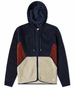 Folk Hooded Puzzle Fleece