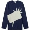 Comme Des Garçons SHIRT ExPression Bubble Crew Neck Knit