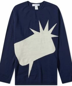 Comme Des Garçons SHIRT ExPression Bubble Crew Neck Knit