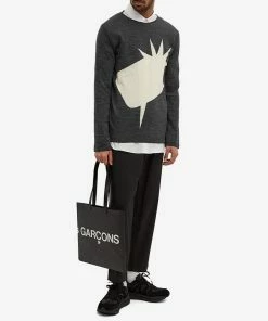 Comme Des Garçons SHIRT ExPression Bubble Crew Neck Knit -Outlet Sweaters Store 11 02 2022 TH FI N001 051 3 m5 1